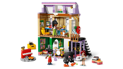 Lego Friends 42653 Glasbena trgovina in stanovanje