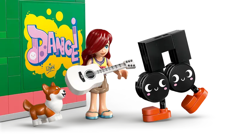 Lego Friends 42653 Glasbena trgovina in stanovanje