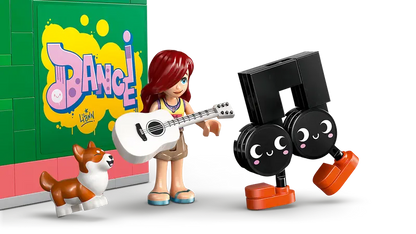 Lego Friends 42653 Glasbena trgovina in stanovanje