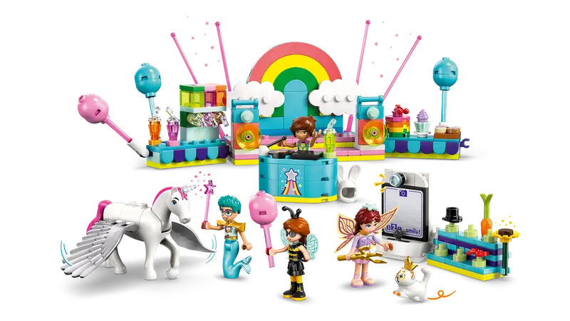Lego Friends 42661 Zabava v maskah s samorogom in dobro vilo