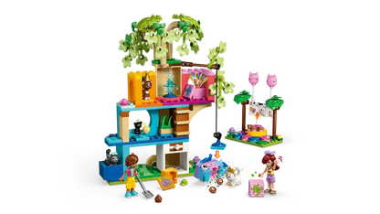 Lego Friends 42666 Mačja rojstnodnevna zabava in hiša na drevesu