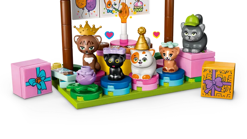 Lego Friends 42666 Mačja rojstnodnevna zabava in hiša na drevesu