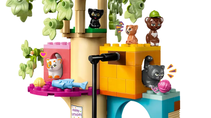 Lego Friends 42666 Mačja rojstnodnevna zabava in hiša na drevesu