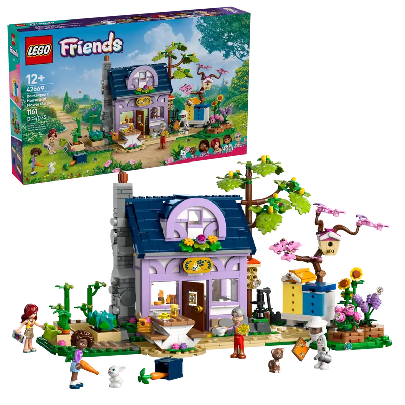 Lego Friends 42669 Čebelarjeva hiša in cvetlični vrt