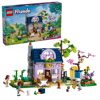 Lego Friends 42669 Čebelarjeva hiša in cvetlični vrt