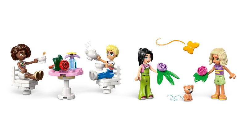 Lego Friends 42671 Rastlinska kavarna in cvetličarna