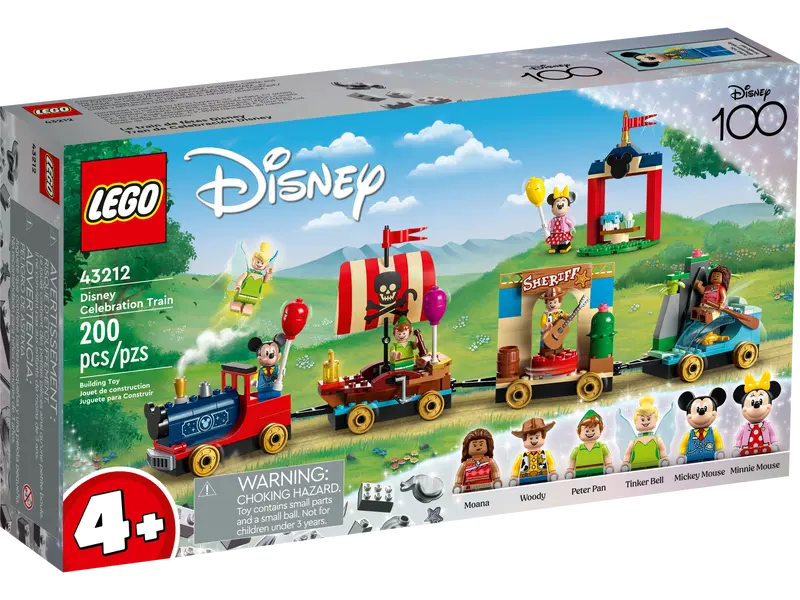 LEGO 43212 Disney: praznični vlak (Disney 100 Anniversary)