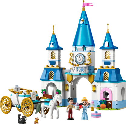 Lego Disney Princess 43275 Pepelkin grad in kočija s konjsko vprego