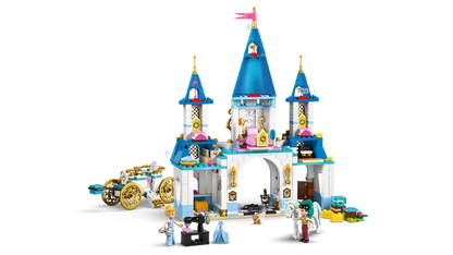 Lego Disney Princess 43275 Pepelkin grad in kočija s konjsko vprego