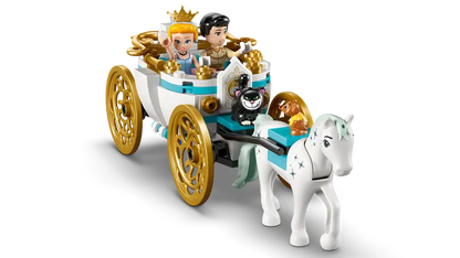 Lego Disney Princess 43275 Pepelkin grad in kočija s konjsko vprego