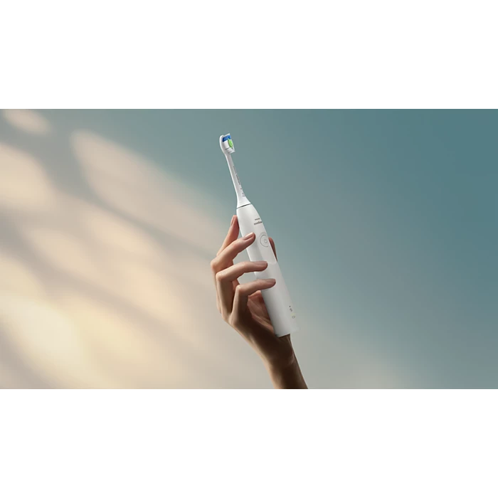 PHILIPS - Sonicare 5300 HX7109/01 – set 2 soničnih zobnih ščetk (črna & bela), senzor pritiska, etuiji