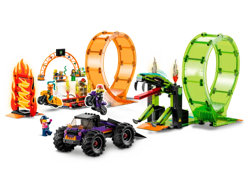 Lego City 60339 Dvojna kaskaderska zanka