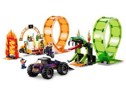 Lego City 60339 Dvojna kaskaderska zanka