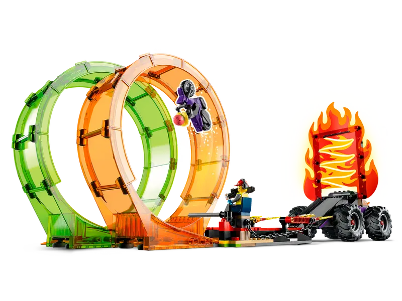 Lego City 60339 Dvojna kaskaderska zanka