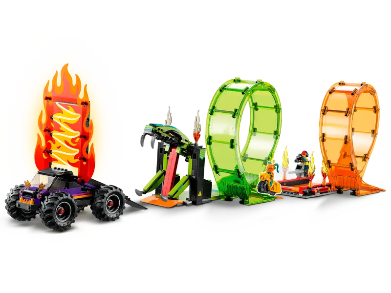 Lego City 60339 Dvojna kaskaderska zanka