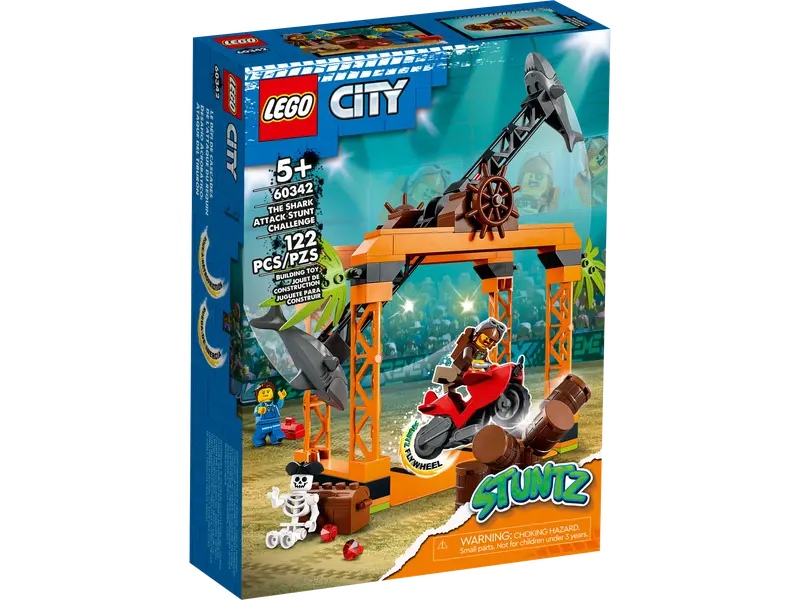 LEGO City 60342 Kaskaderski izziv Napad morskega psa
