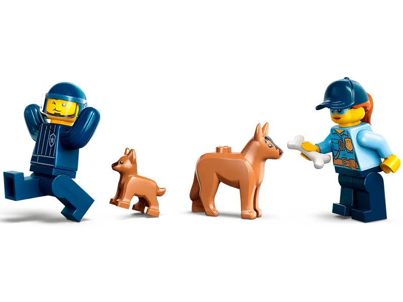 Lego City 60369 Pasje usposabljanje pri mobilni policiji