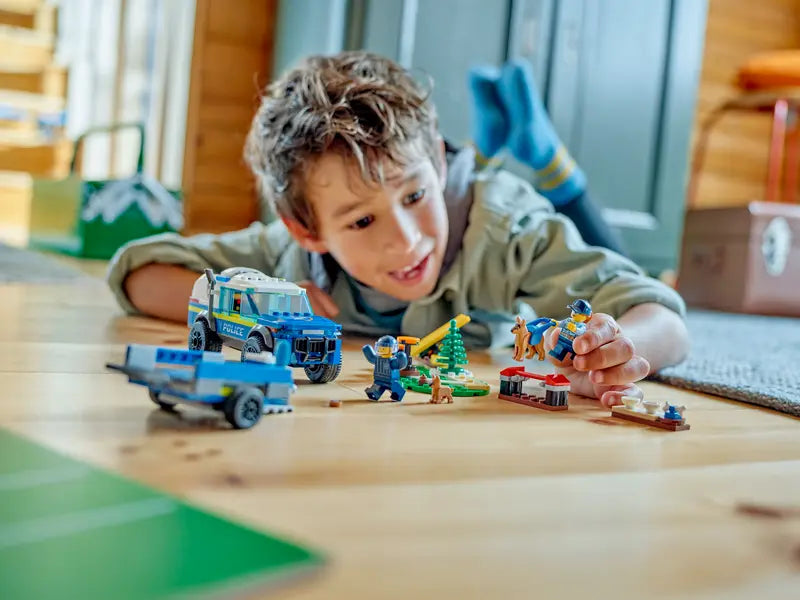 Lego City 60369 Pasje usposabljanje pri mobilni policiji