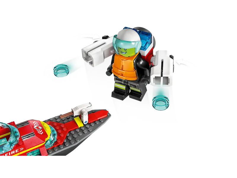 Lego City 60373 Gasilski reševalni čoln
