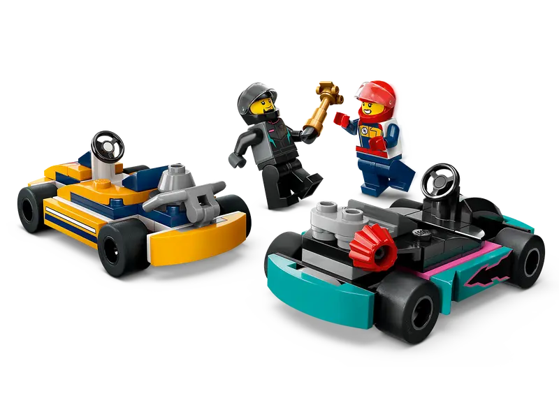 Lego City 60400 Gokarti in dirkalci