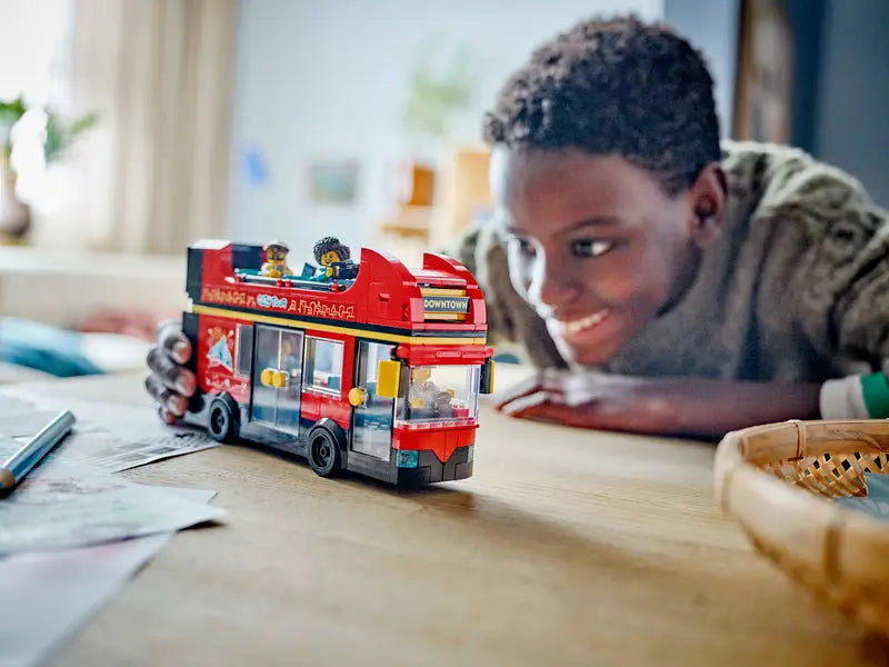 Lego City 60407 Rdeči dvonadstropni turistični avtobus