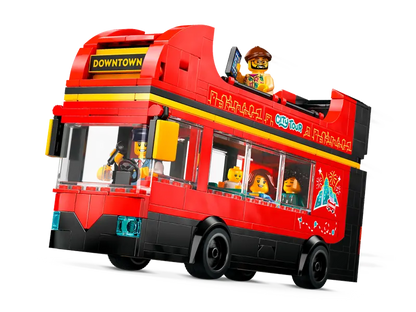 Lego City 60407 Rdeči dvonadstropni turistični avtobus