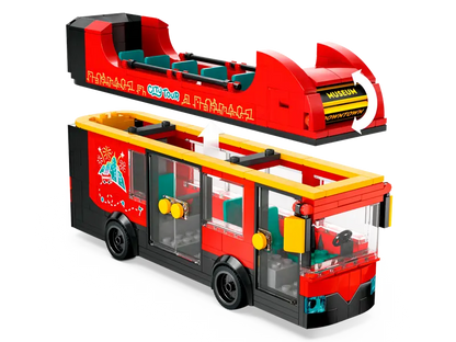 Lego City 60407 Rdeči dvonadstropni turistični avtobus