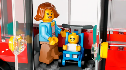 Lego City 60407 Rdeči dvonadstropni turistični avtobus