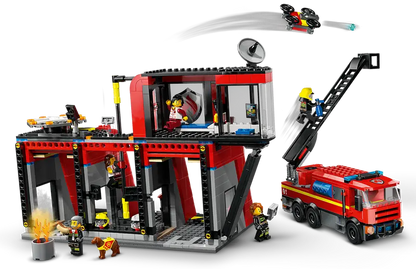Lego City 60414 Gasilska postaja z gasilskim vozilom