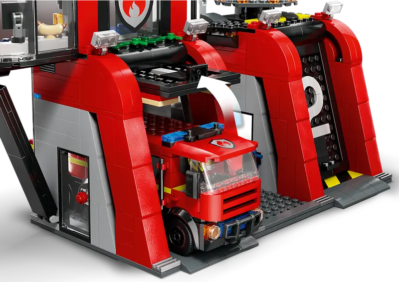 Lego City 60414 Gasilska postaja z gasilskim vozilom