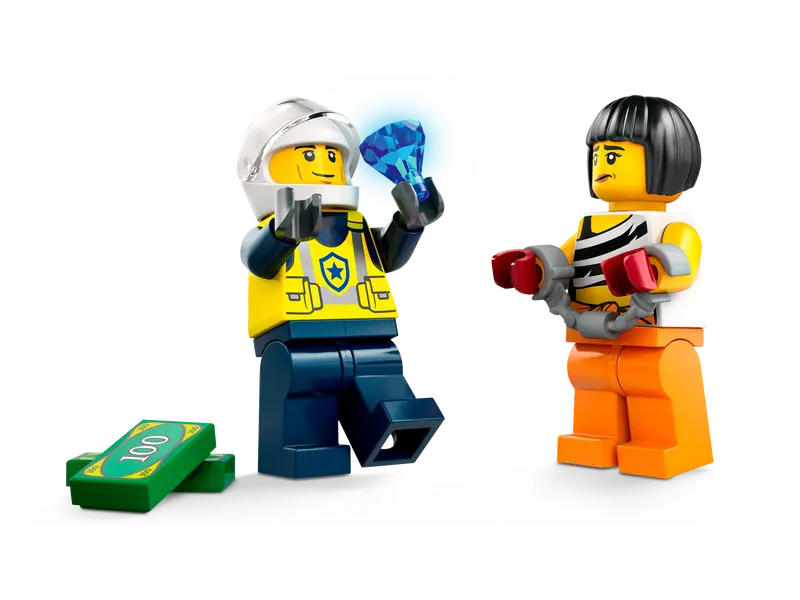 Lego City 60415 Policijski avtomobil in avto z močnim motorjem