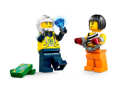 Lego City 60415 Policijski avtomobil in avto z močnim motorjem