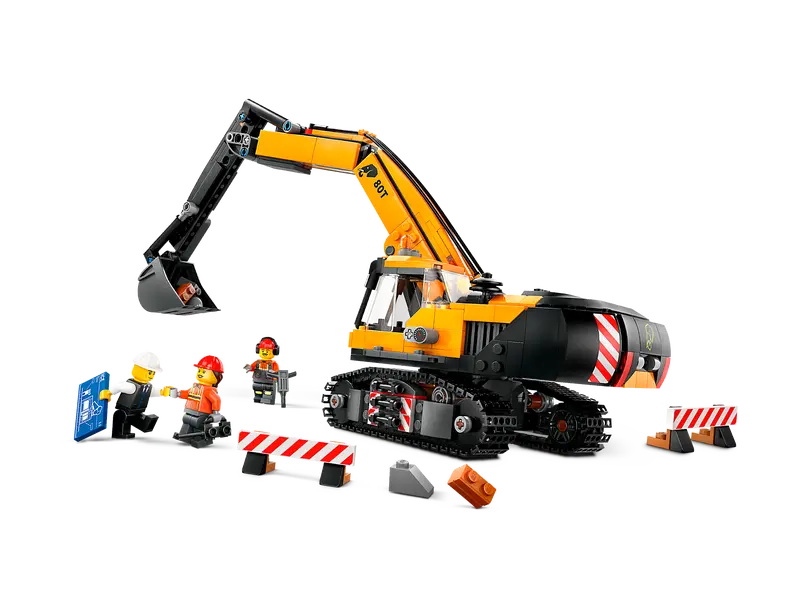 Lego City 60420 Rumeni gradbeni bager