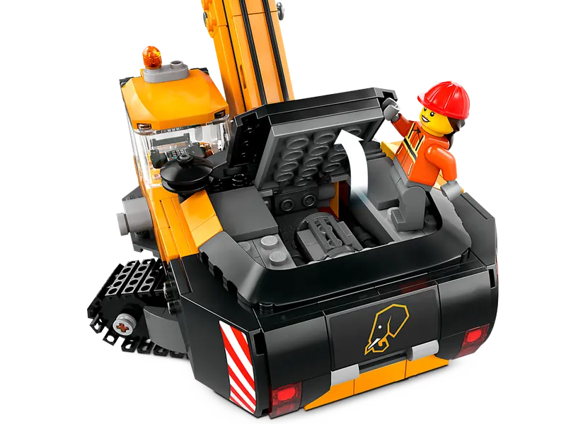 Lego City 60420 Rumeni gradbeni bager