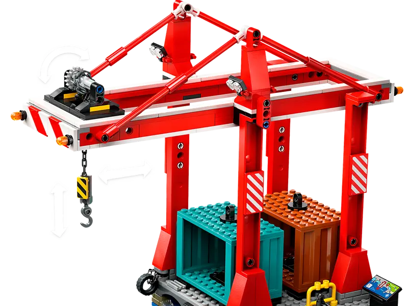 Lego City 60422 Obmorska luka s tovorno ladjo