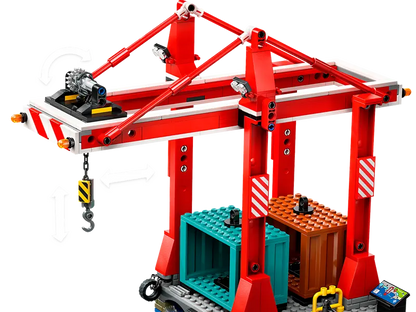 Lego City 60422 Obmorska luka s tovorno ladjo