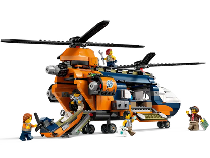 Lego City 60437 Helikopter v postojanki raziskovalca džungle