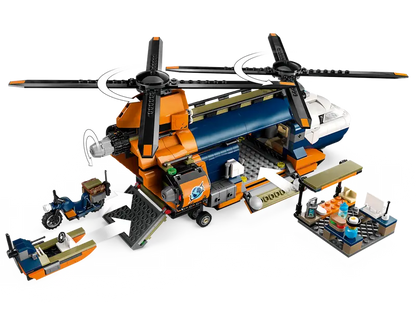 Lego City 60437 Helikopter v postojanki raziskovalca džungle
