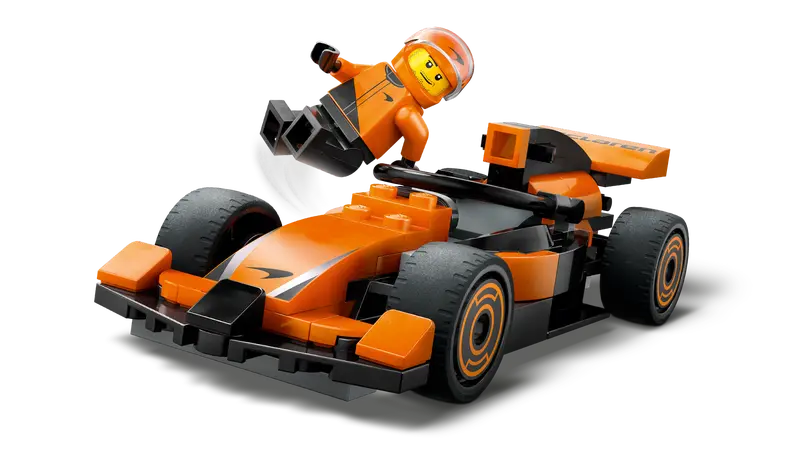 Lego City 60442 Voznik F1 z dirkalnikom McLaren