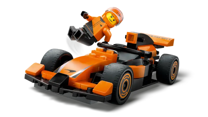 Lego City 60442 Voznik F1 z dirkalnikom McLaren