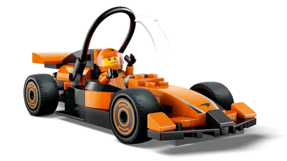 Lego City 60442 Voznik F1 z dirkalnikom McLaren