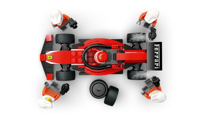 Lego City 60443 Servisni boks in mehaniki z avtomobilom Ferrari F1