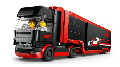 Lego City 60445 Tovornjak F1 z dirkalnikoma F1 RB20 in AMR24