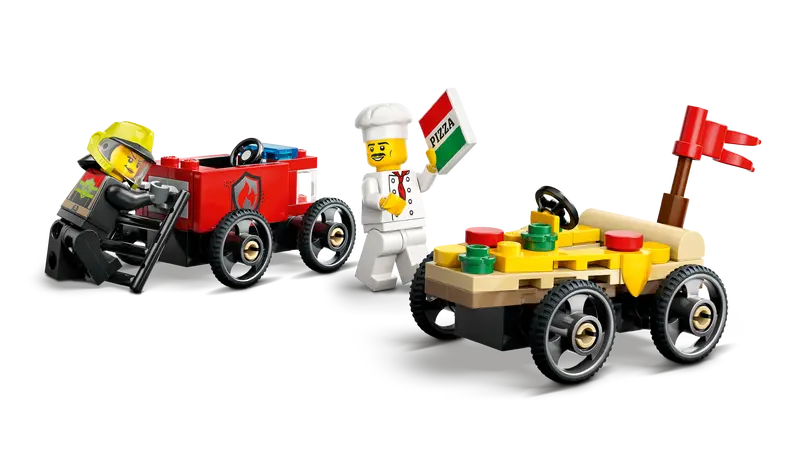 Lego City 60458 Paket dirkalnih vozil picopek proti gasilcu