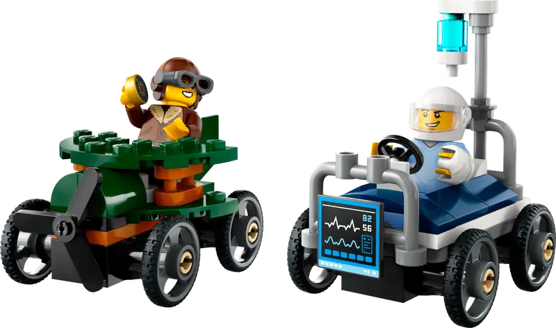 Lego City 60459 Paket dirkalnih vozil letalo proti bolniški postelji