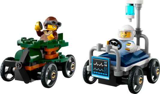 Lego City 60459 Paket dirkalnih vozil letalo proti bolniški postelji