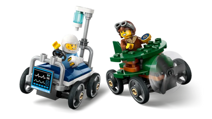 Lego City 60459 Paket dirkalnih vozil letalo proti bolniški postelji