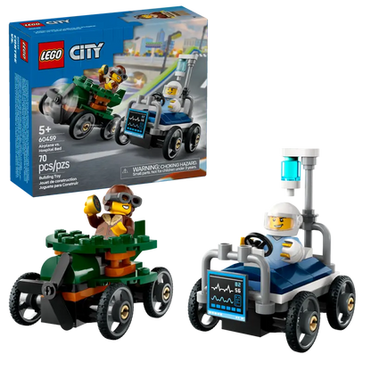 Lego City 60459 Paket dirkalnih vozil letalo proti bolniški postelji