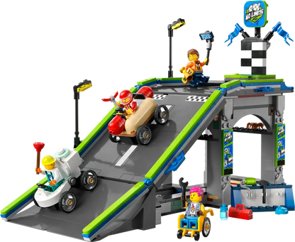 Lego City 60460 Brez meja: Klančina za dirkanje z avtomobilčki