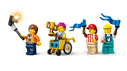 Lego City 60460 Brez meja: Klančina za dirkanje z avtomobilčki